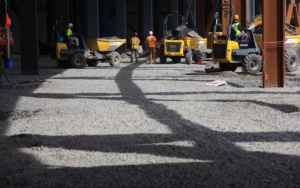 Highmark Stadium construction