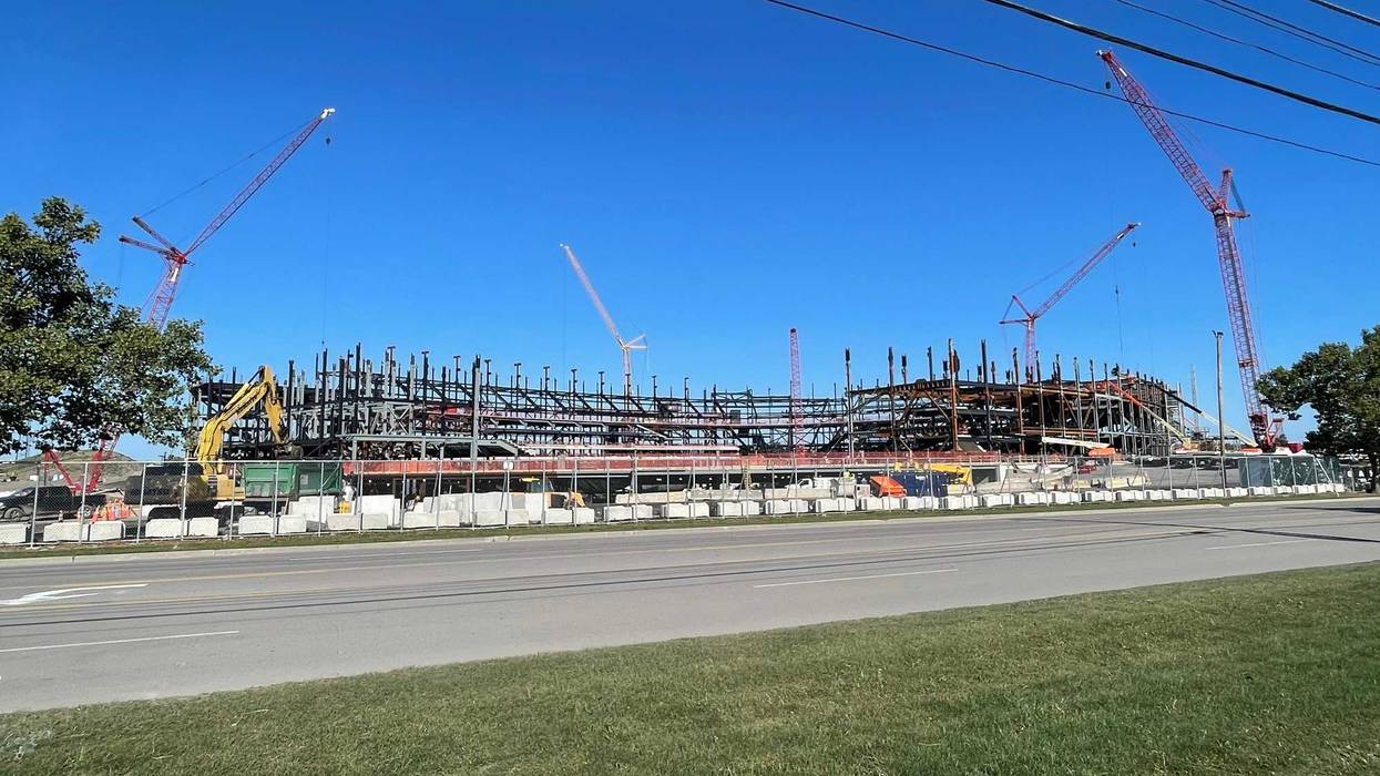 Highmark Stadium construction