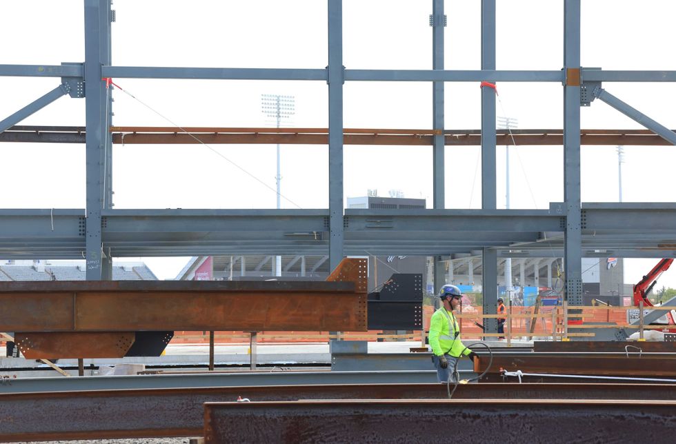 Highmark Stadium construction