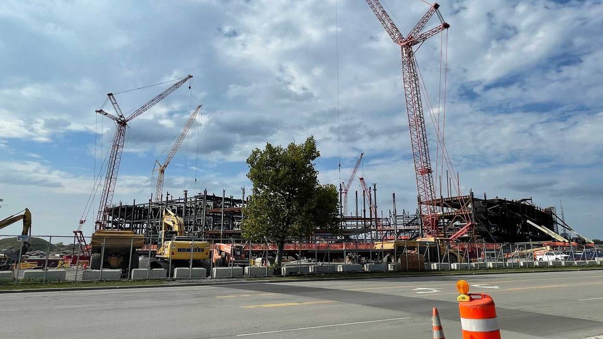 Highmark Stadium construction