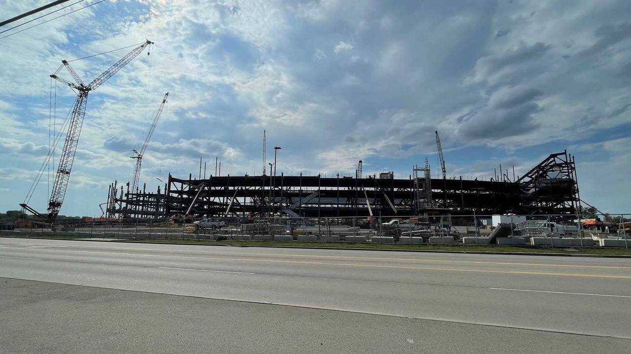 Highmark Stadium construction