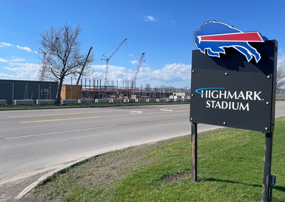 Highmark Stadium construction