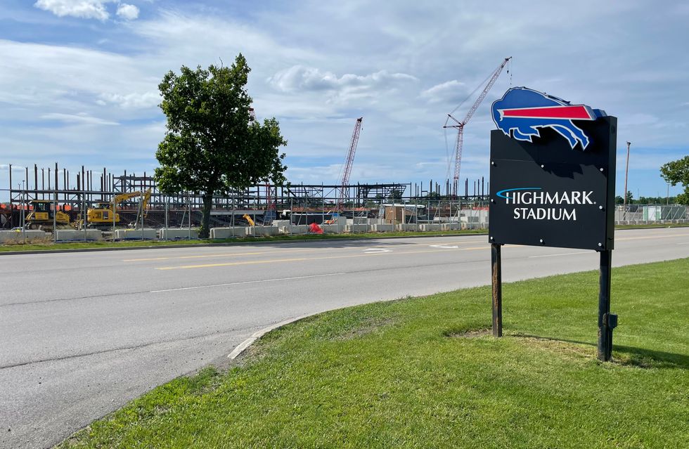 Highmark Stadium construction