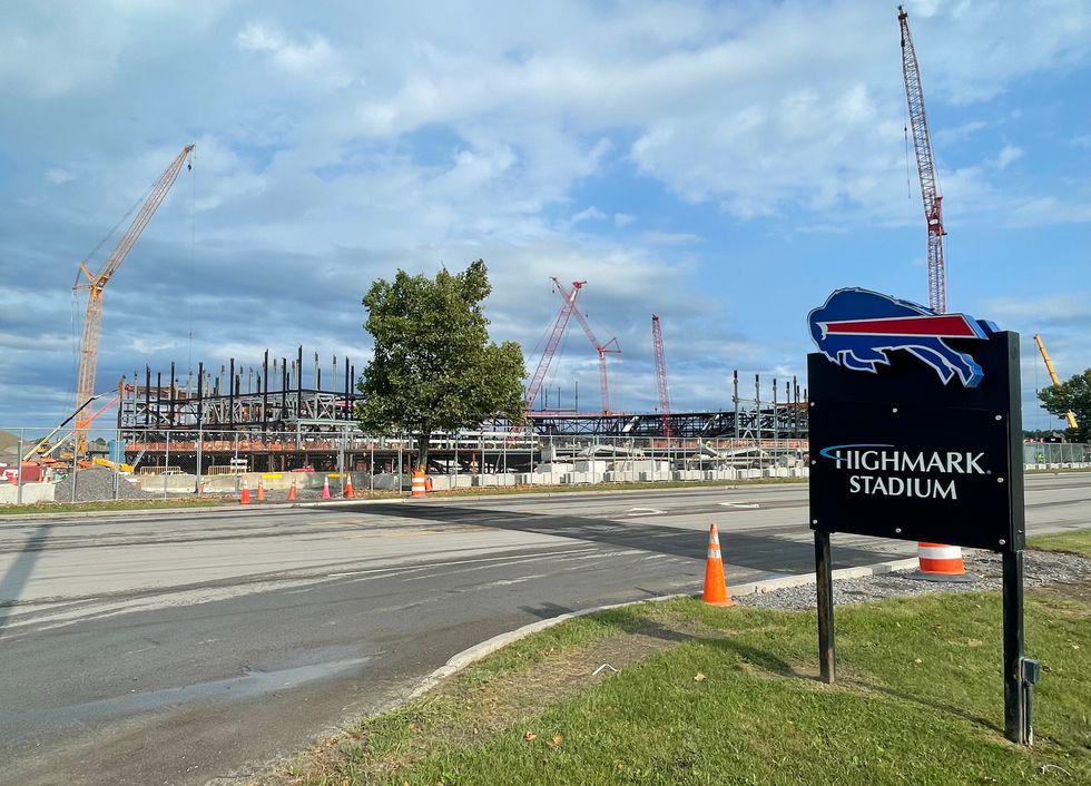 Highmark Stadium construction