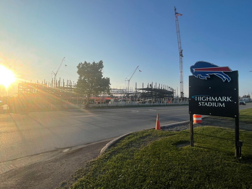 Highmark Stadium construction