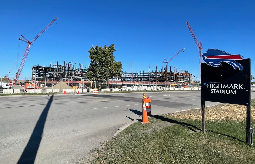 Highmark Stadium construction