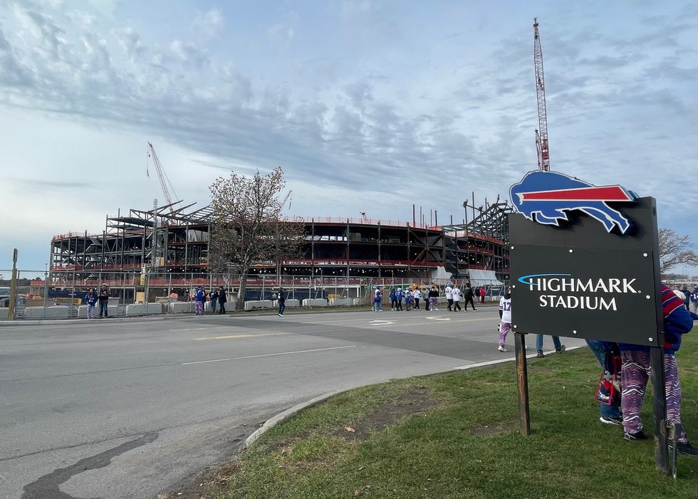 Highmark Stadium construction
