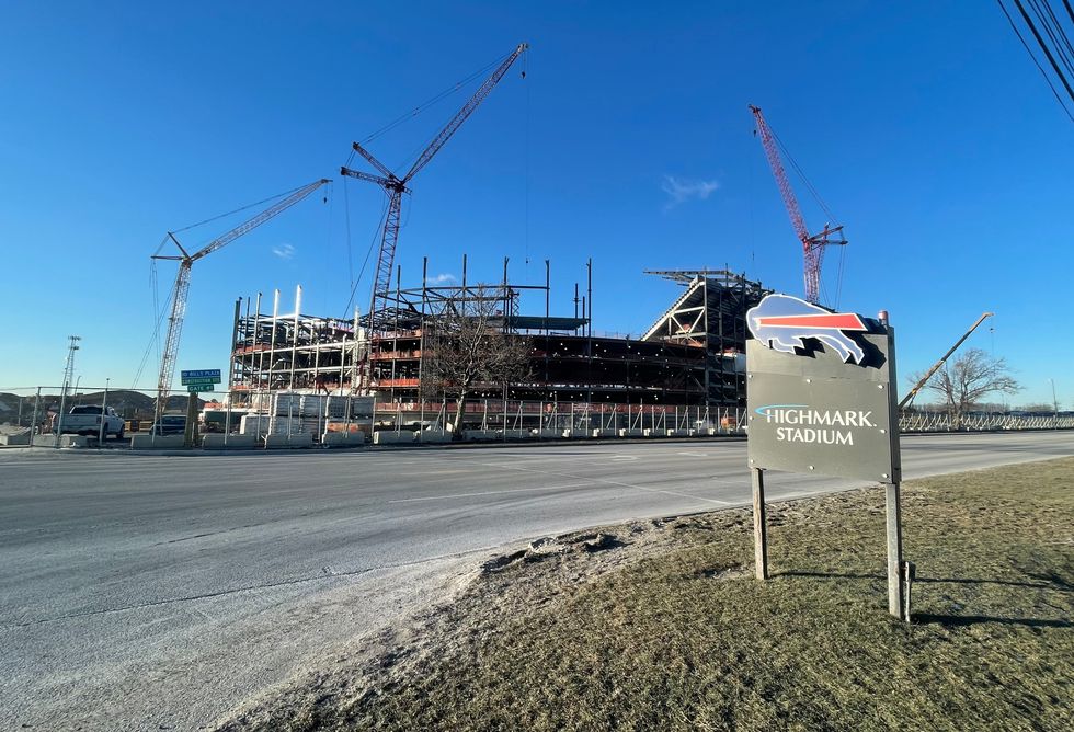 Highmark Stadium construction
