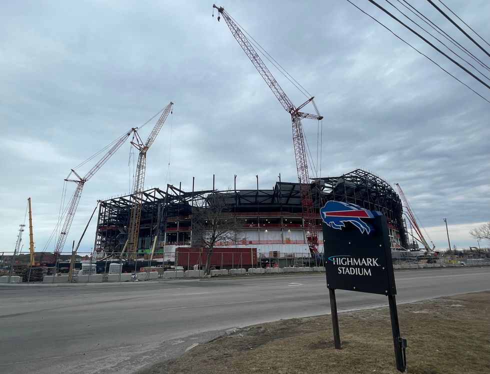 Highmark Stadium construction