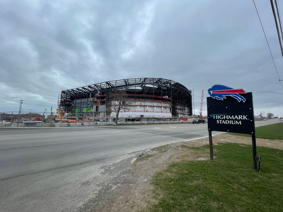 Highmark Stadium construction