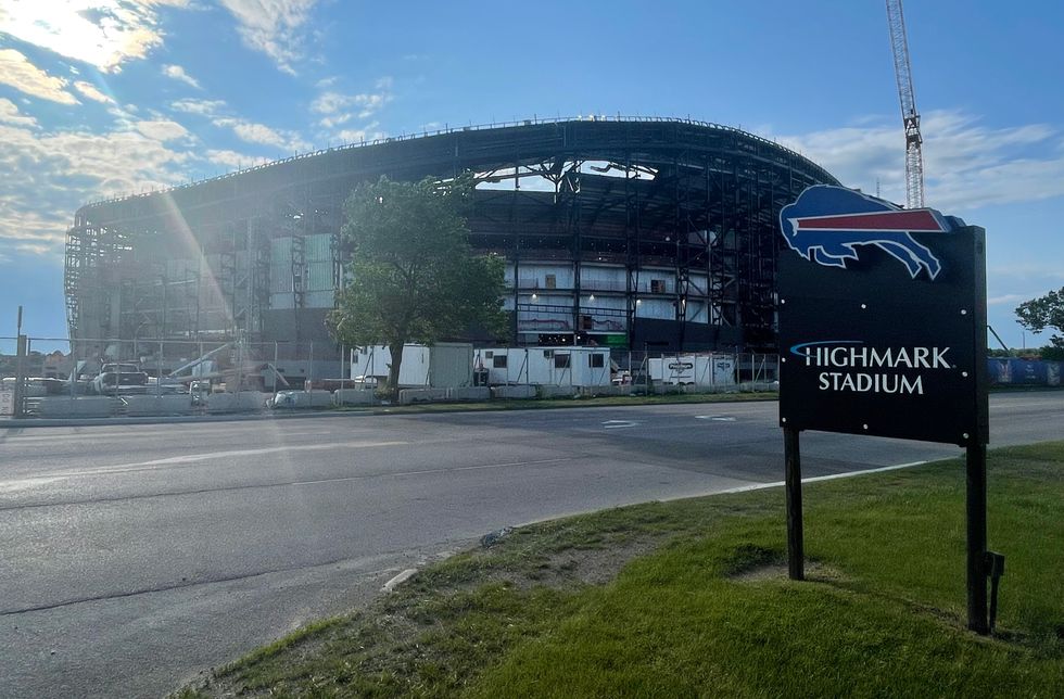Highmark Stadium construction