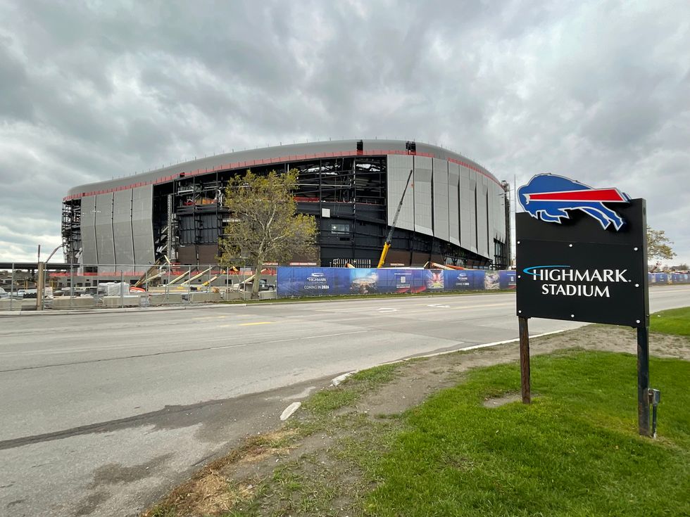 Highmark Stadium construction