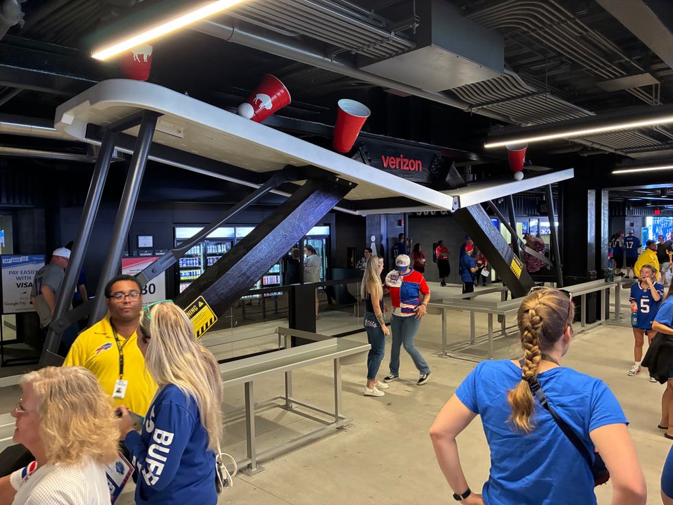 Highmark Stadium - Folding table