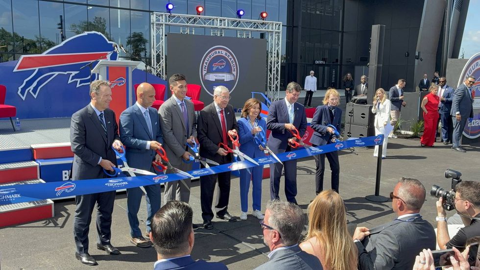 Highmark Stadium ribbon cutting