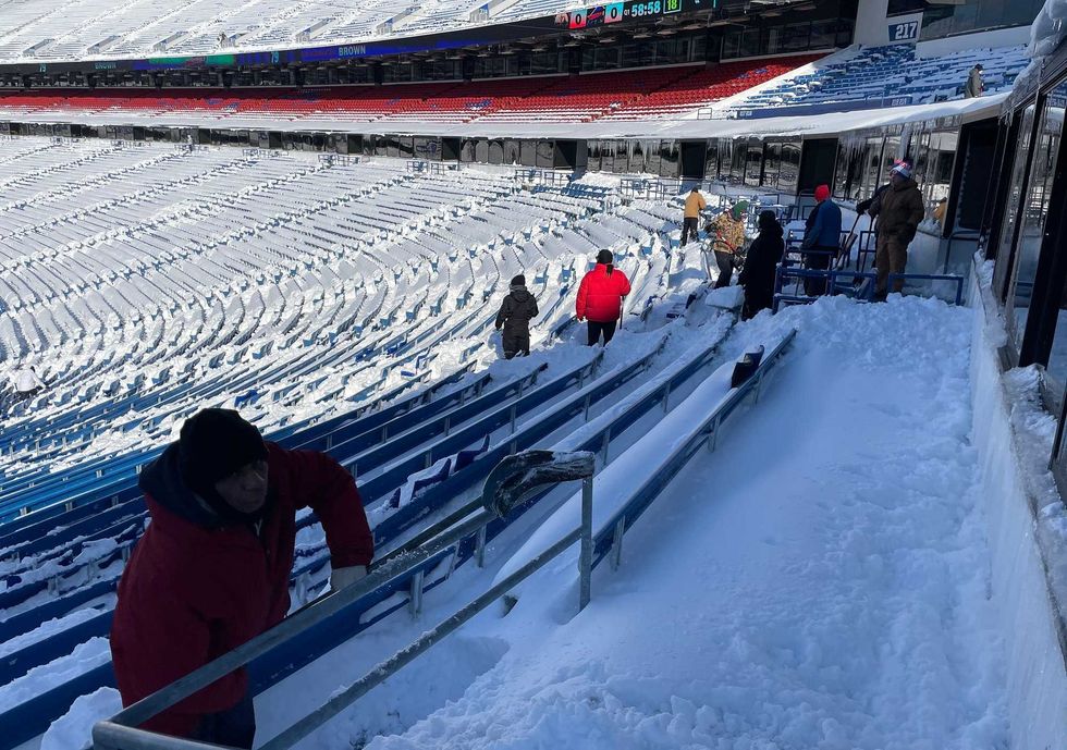 Highmark Stadium shovelers