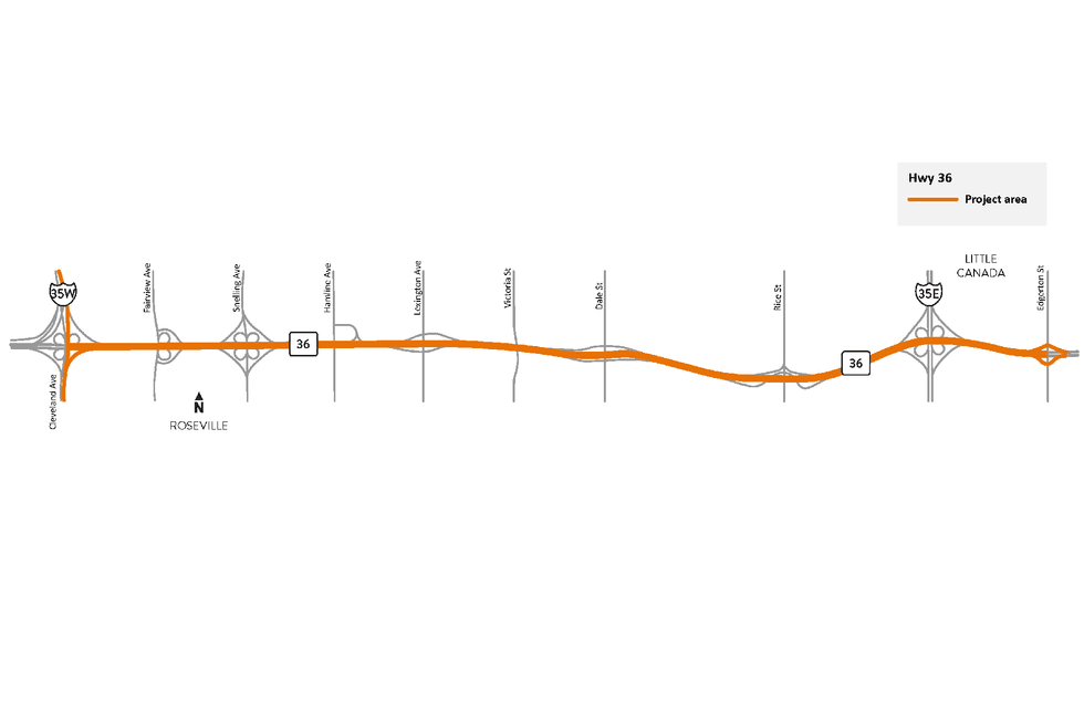 Highway 36 Project Map