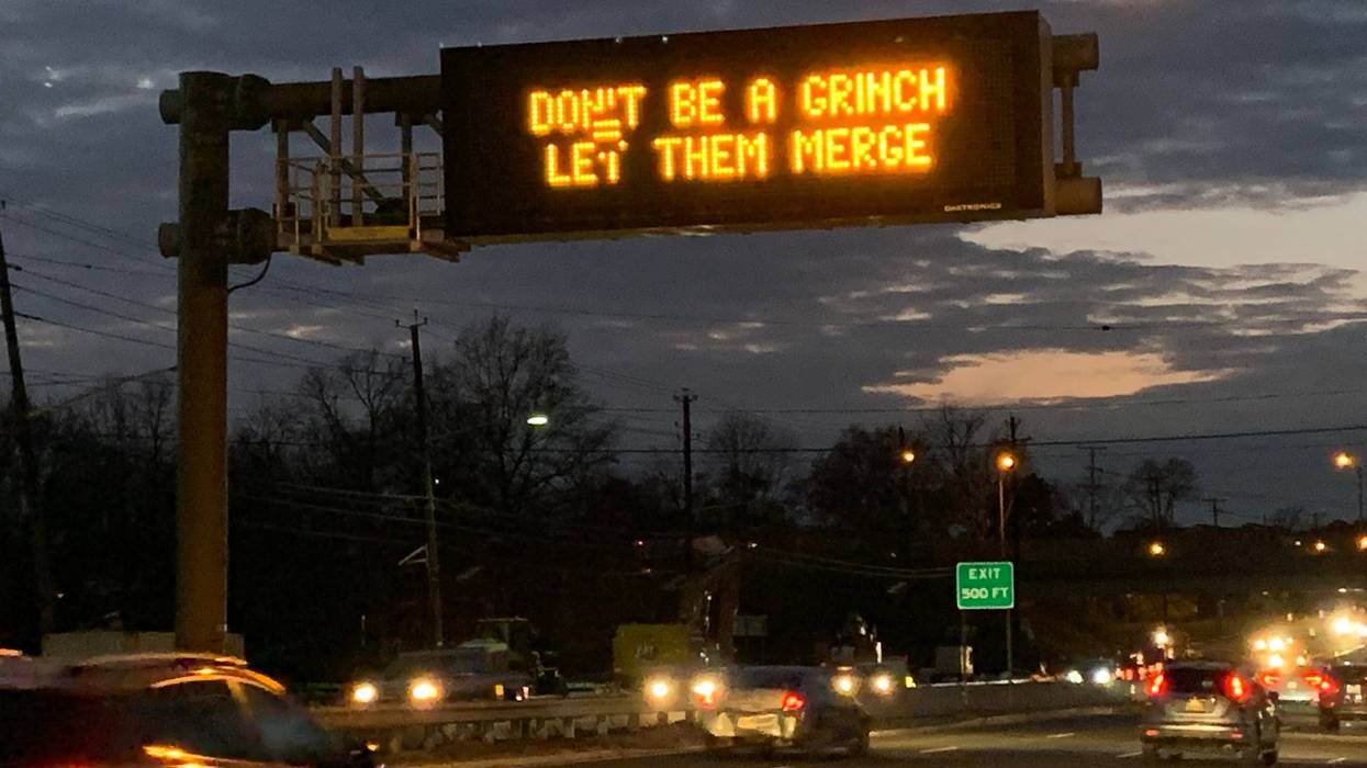 Highway sign