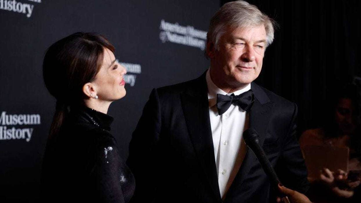 Hilaria Baldwin and Alec Baldwin attend the American Museum of Natural History's 2023 Museum Gala at the American Museum of Natural History on November 30, 2023 in New York City. (Photo by Mike Coppola/Getty Images for the American Museum of Natural History )