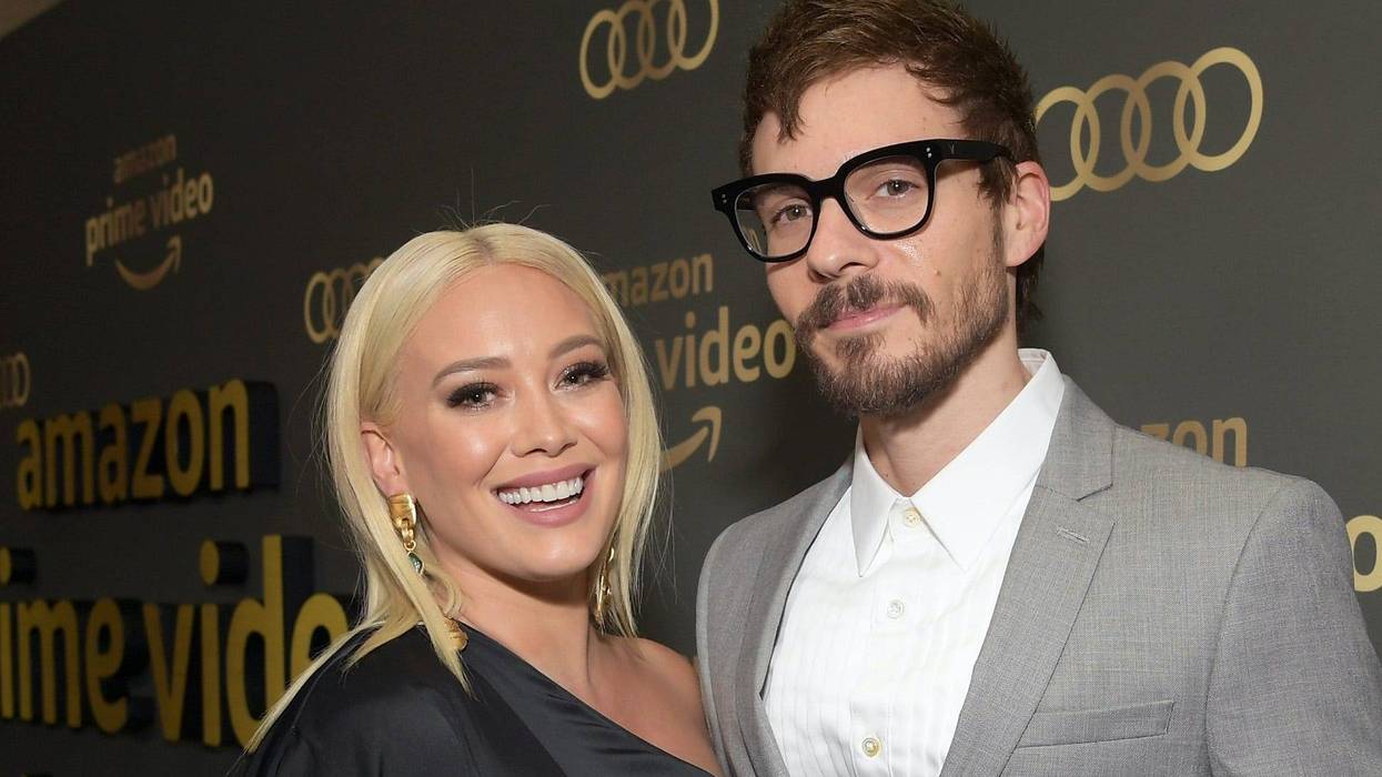 Hilary Duff (L) and Matthew Koma attend the Amazon Prime Video's Golden Globe Awards After Party