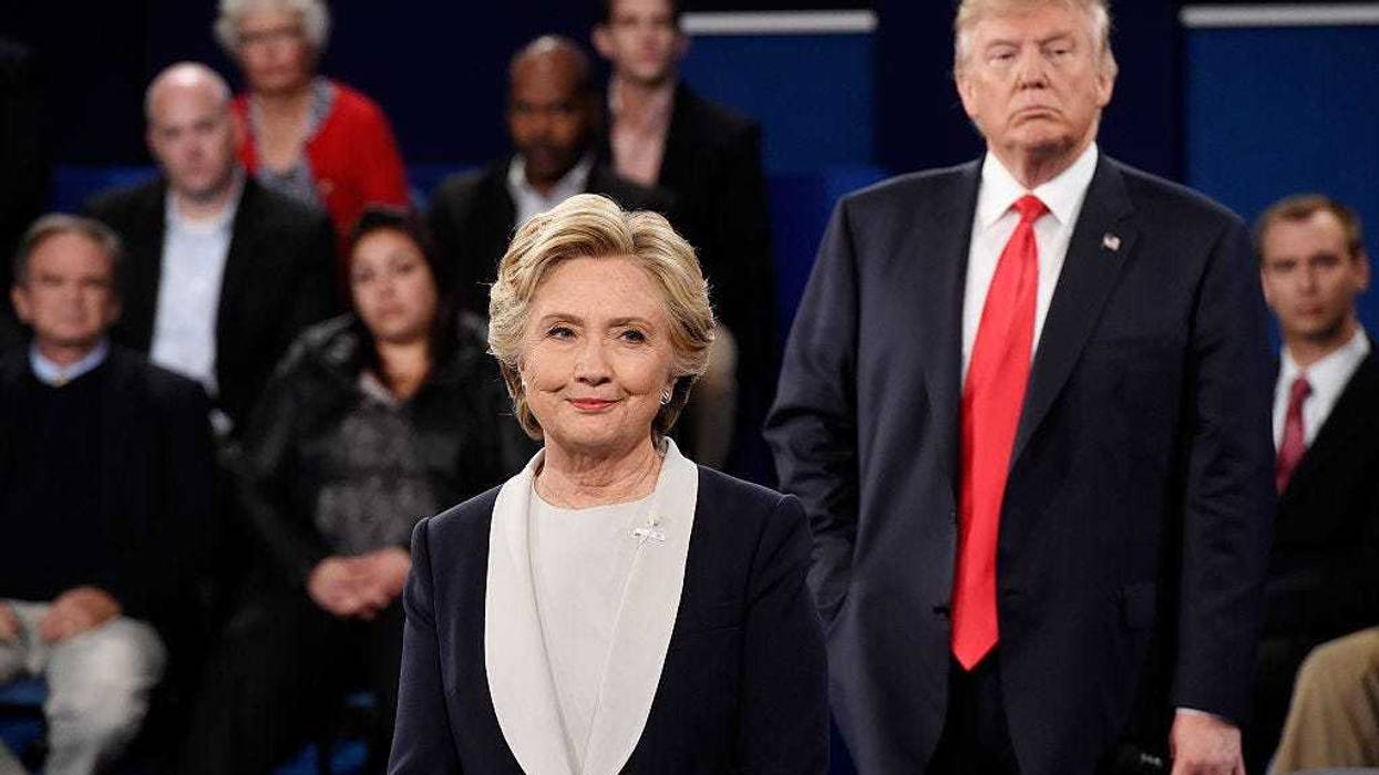 Hillary Clinton and former President Donald Trump