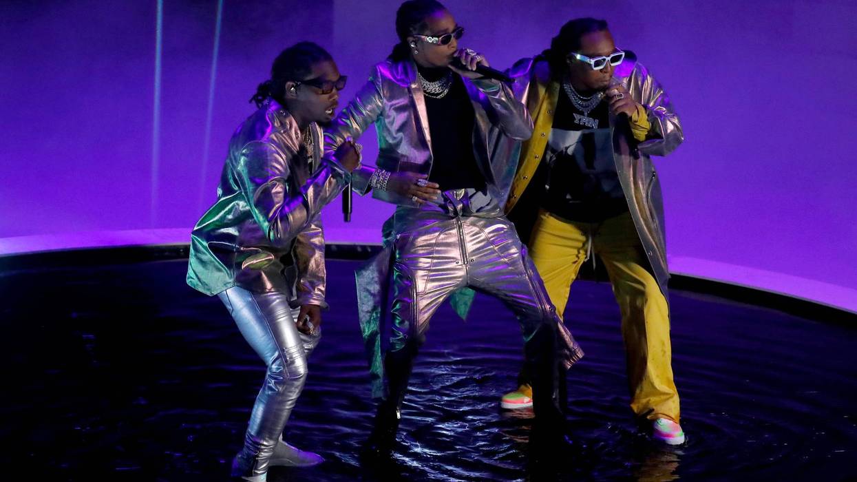 Hip-hop trio Migos, shown here in a Brooklyn, New York performance earlier this month, will be one of the headline acts at this weekend’s Rolling Loud festival in Oakland.