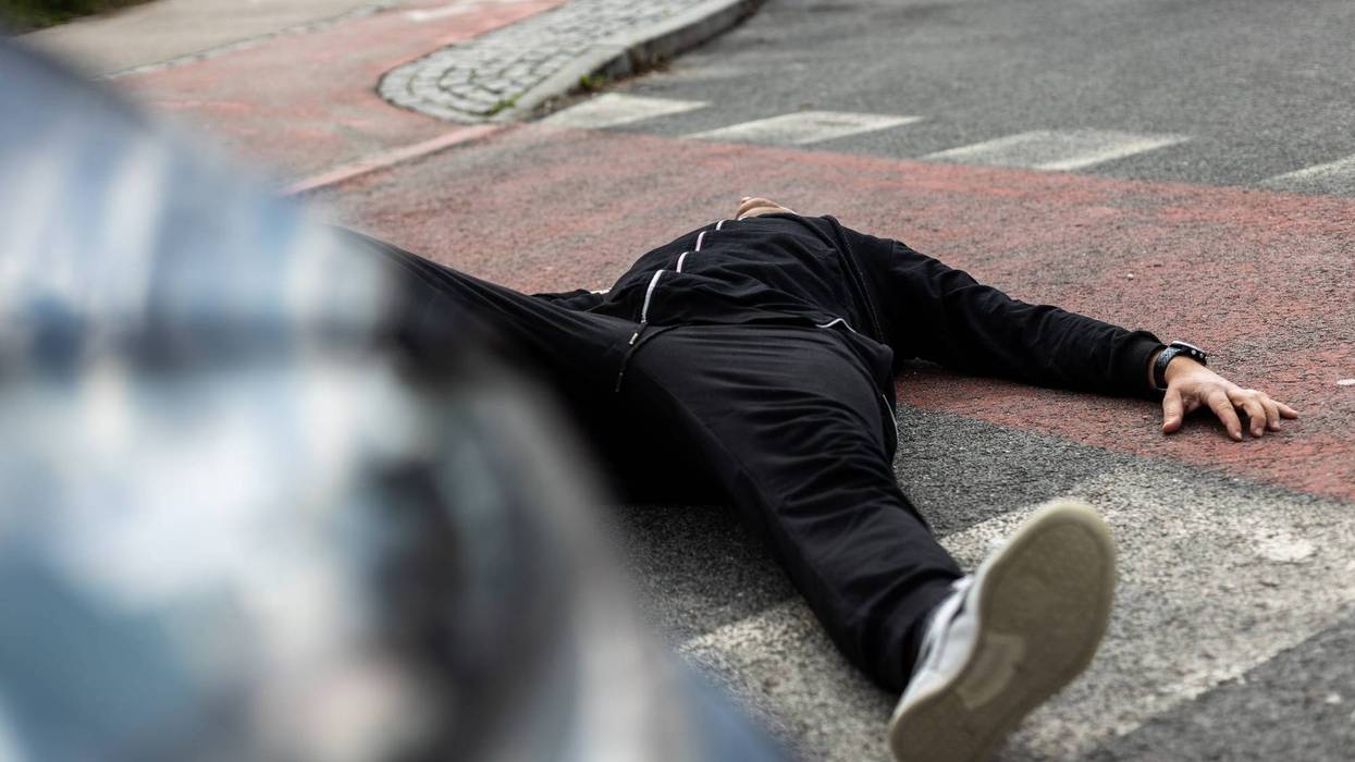 Hit-and-run crash.