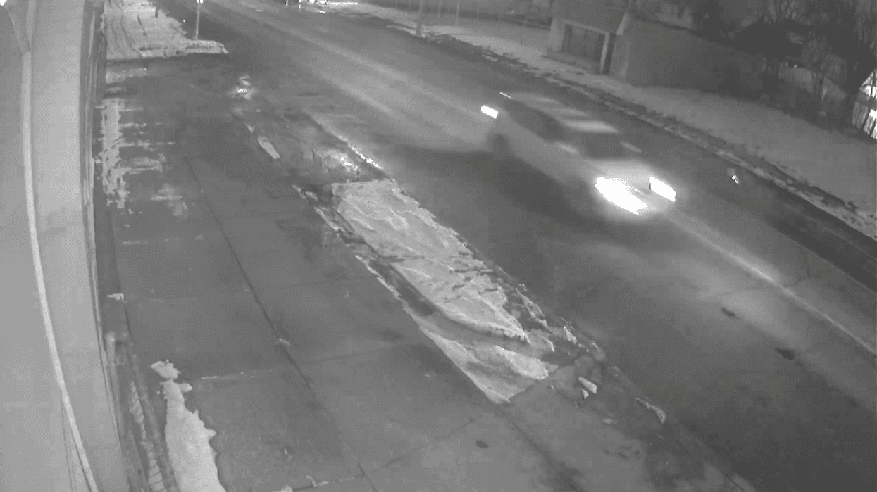 Hit-and-run suspect vehicle