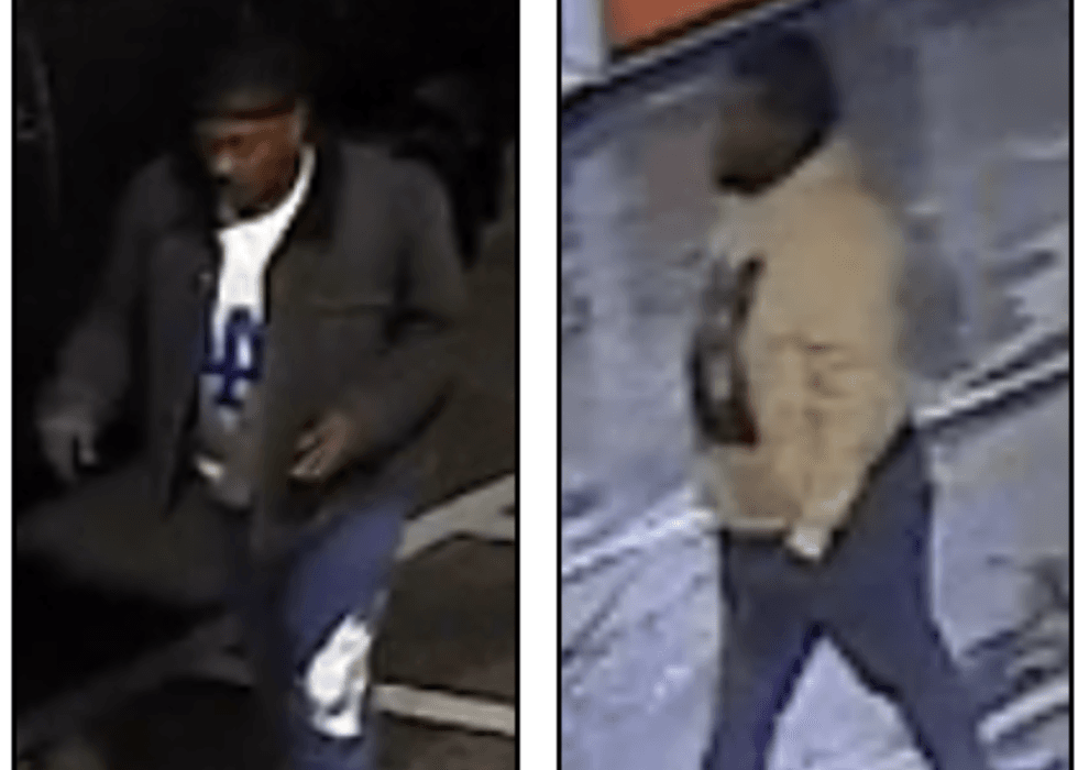 hit-and-run suspects: Driver (L), Passenger (R)