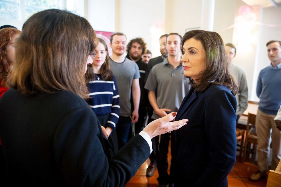 Hochul said security has been increased for Jewish students on campus