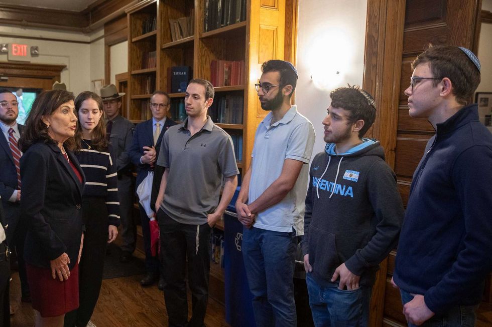 Hochul visited Cornell University