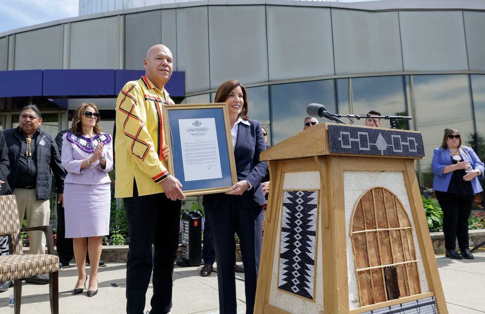 Hochul visits the Seneca Nation of Indians on May 20, 2025