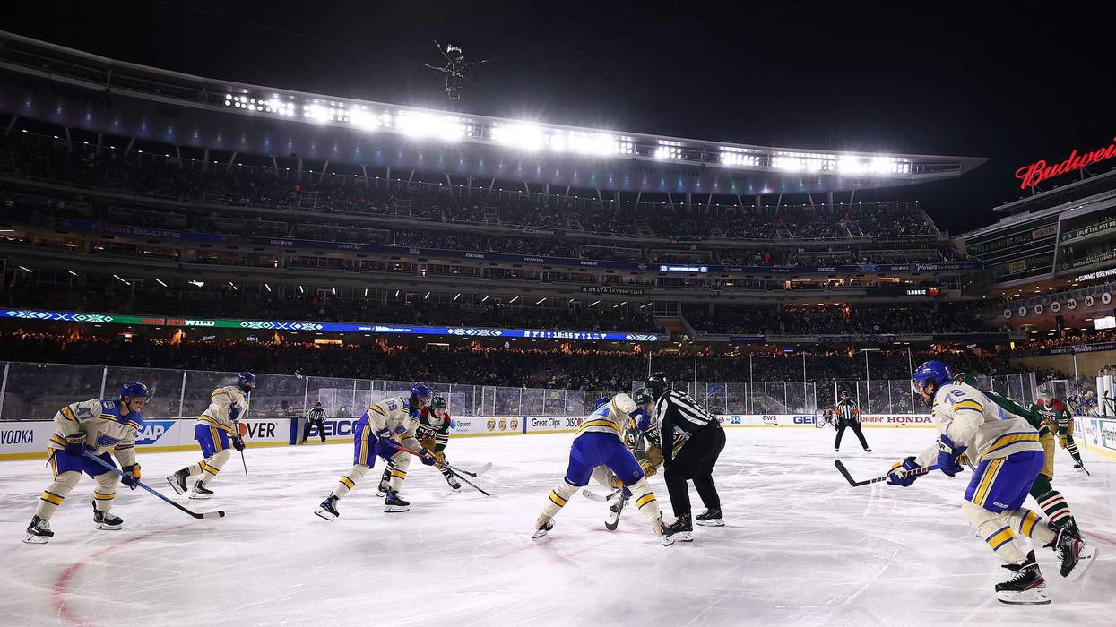 Hockey at Target Field
