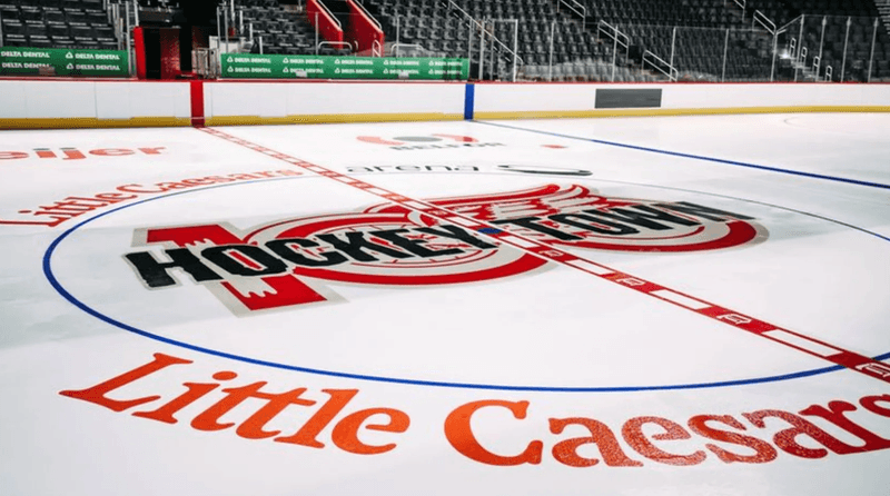Detroit Red Wings bring back Hockeytown logo at center ice | 97.1