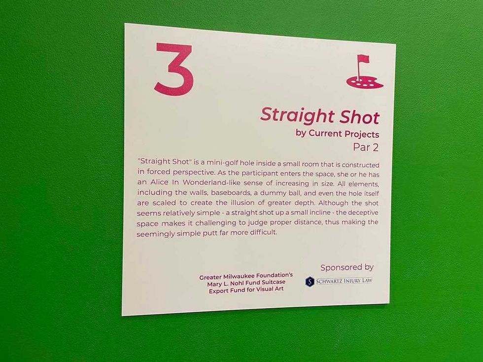 Hole #3, "Straight Shot," created by design collective Current Projects