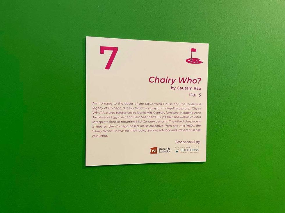 Hole #7, "Chairy Who?" by Gautum Rao