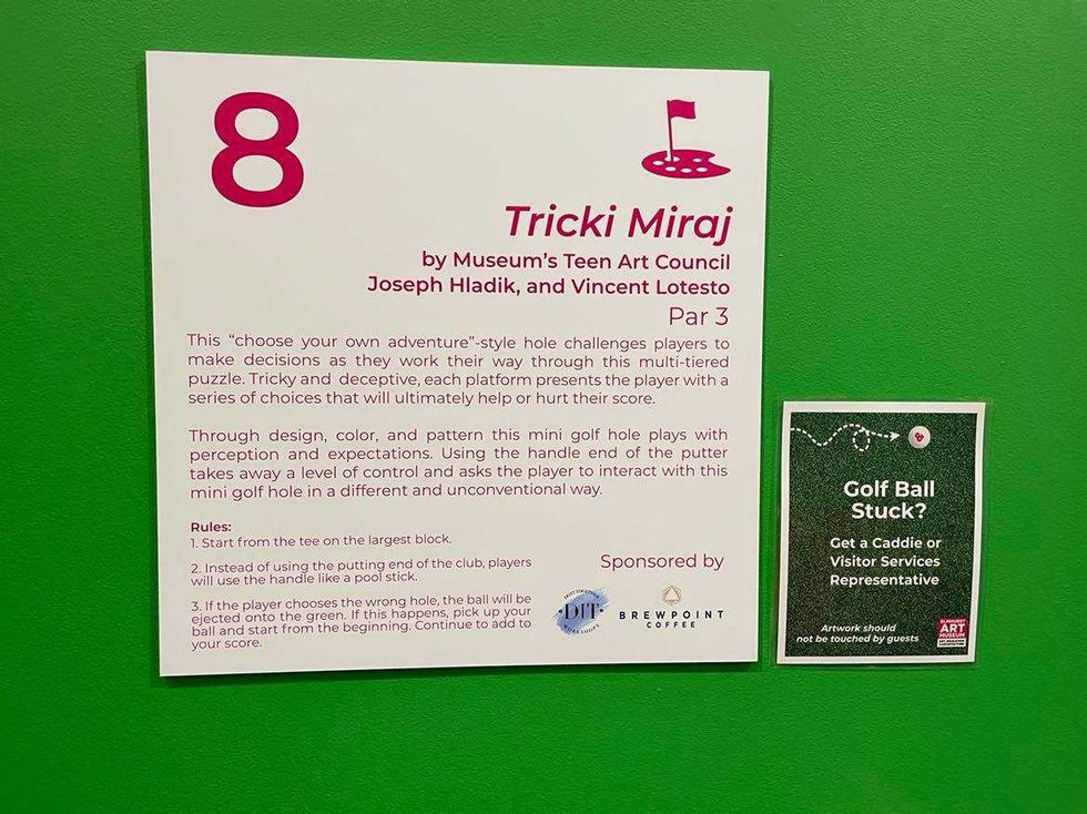 Hole #8, by Elmhurst Art Museum