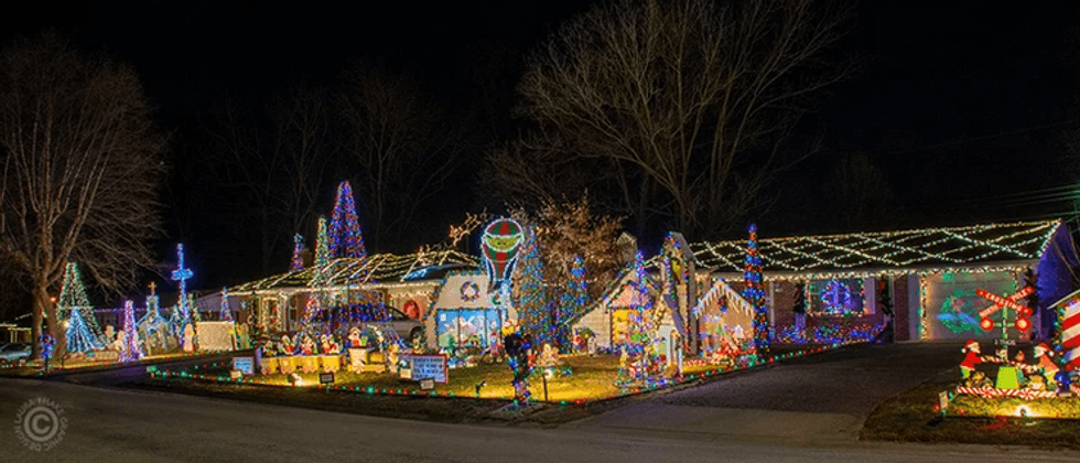 Holiday lights in STL area