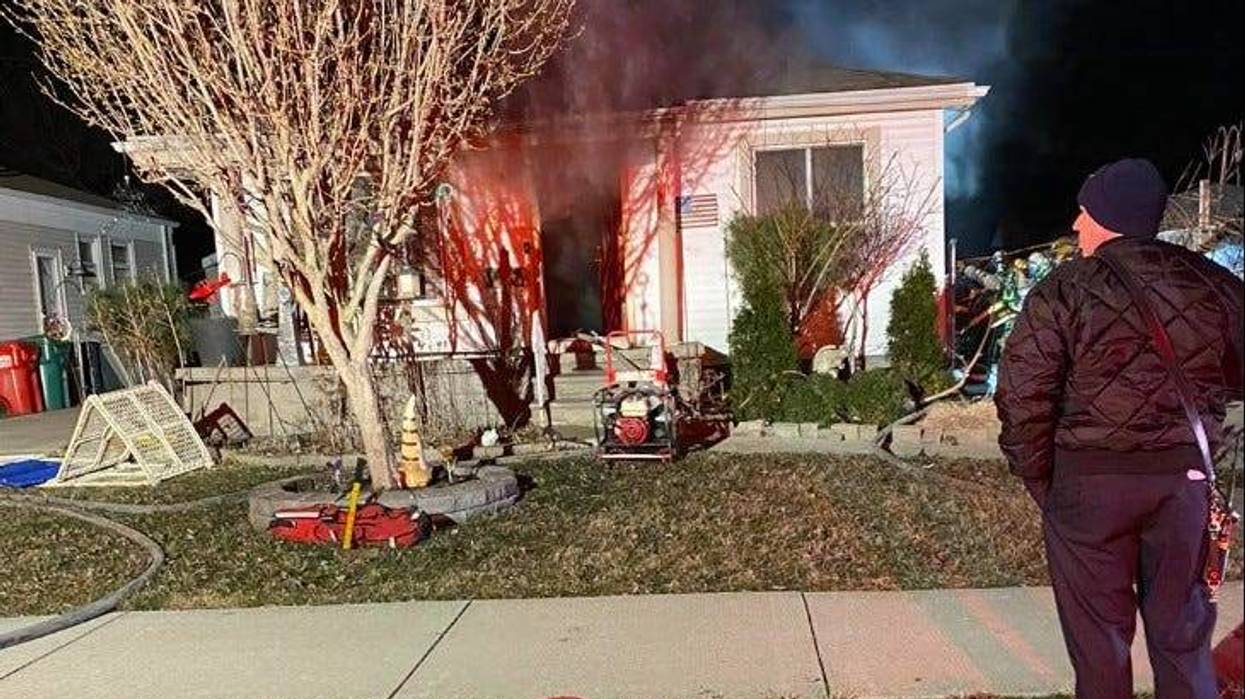 Home burning in Eastpointe Sunday morning
