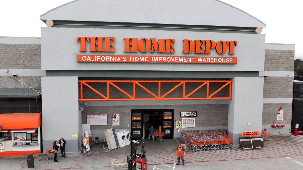 Home Depot store entrance
