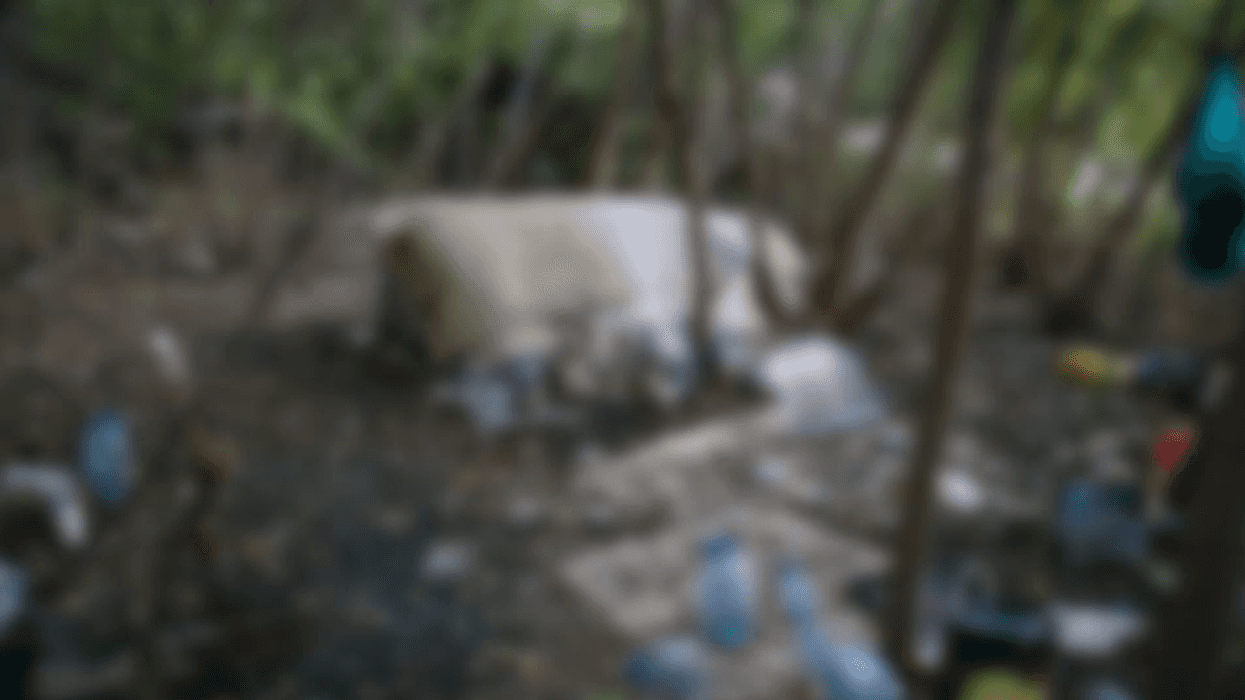 Homeless camp