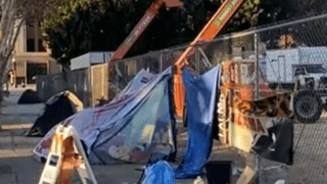 Homeless encampment near LA City Hall cleared ahead of Bass inauguration