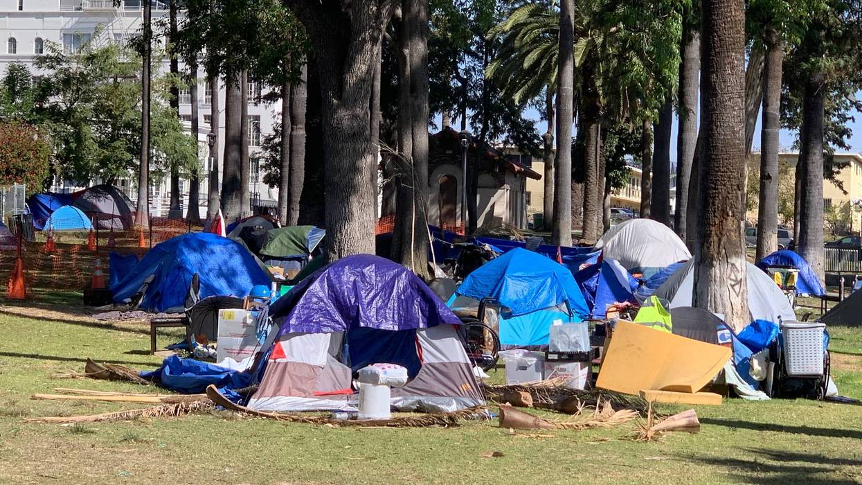 homeless tents