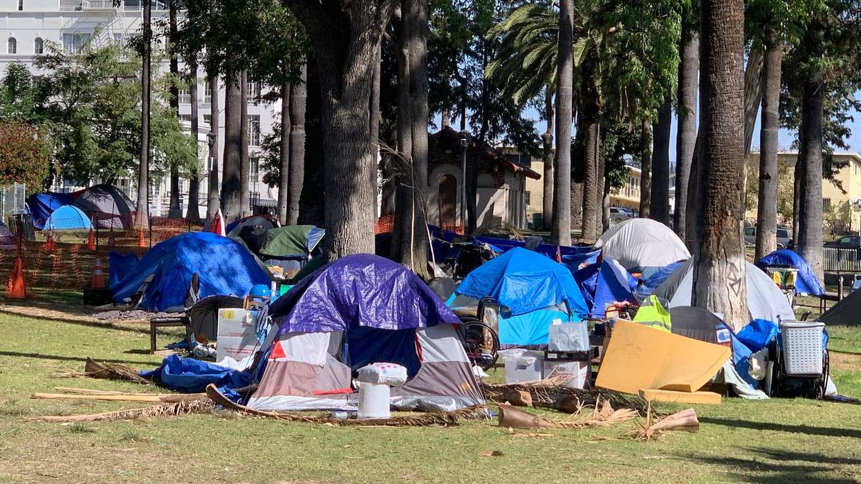 homeless tents