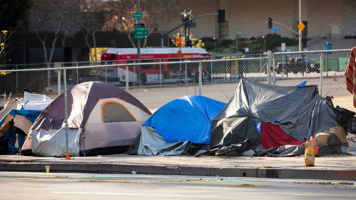 homeless tents