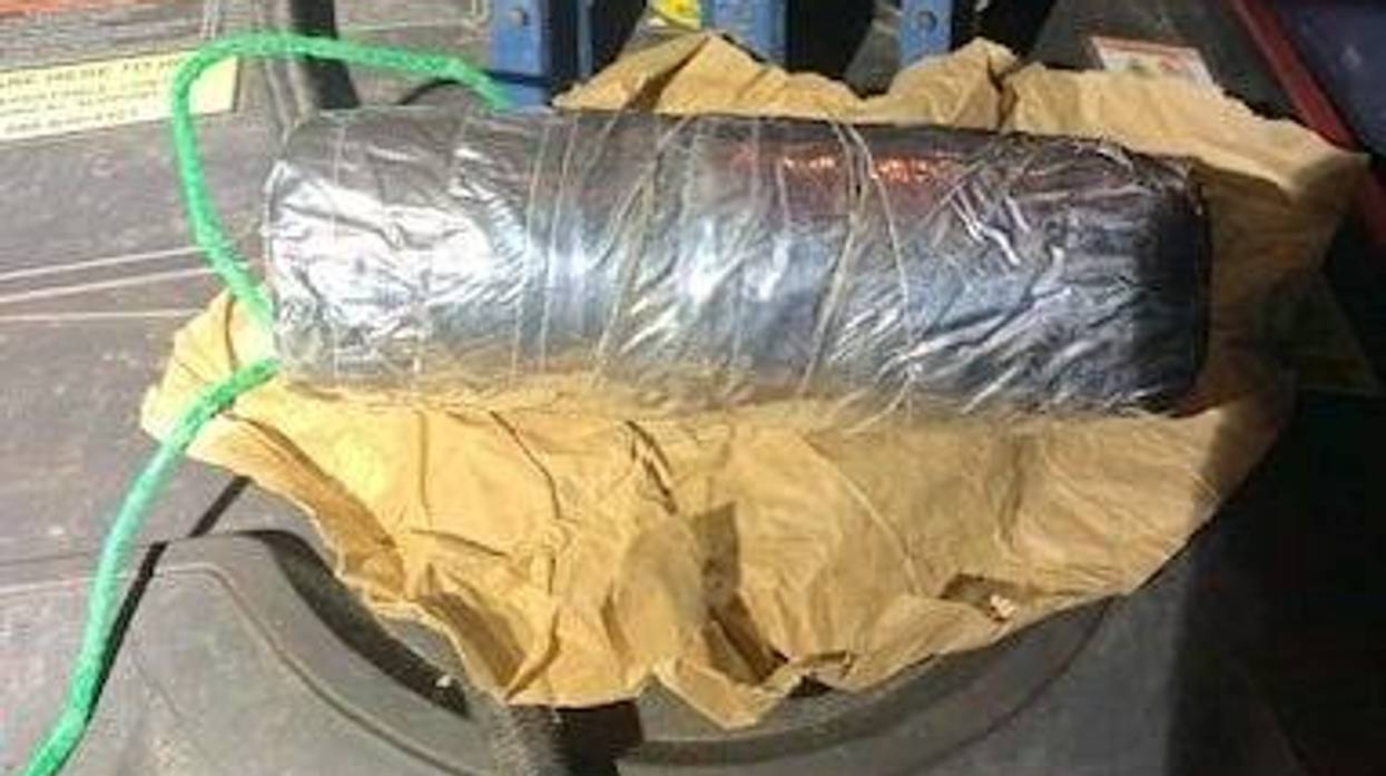homemade bomb found by Wyandotte Police Department