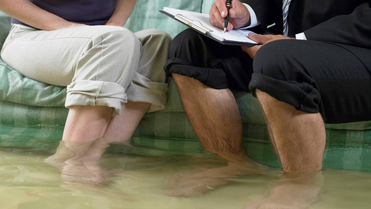 Homeowner getting flood insurance too late.