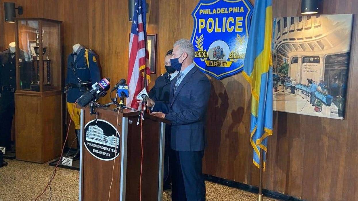 Homicide Capt. Jason Smith and Commissioner Danielle Outlaw