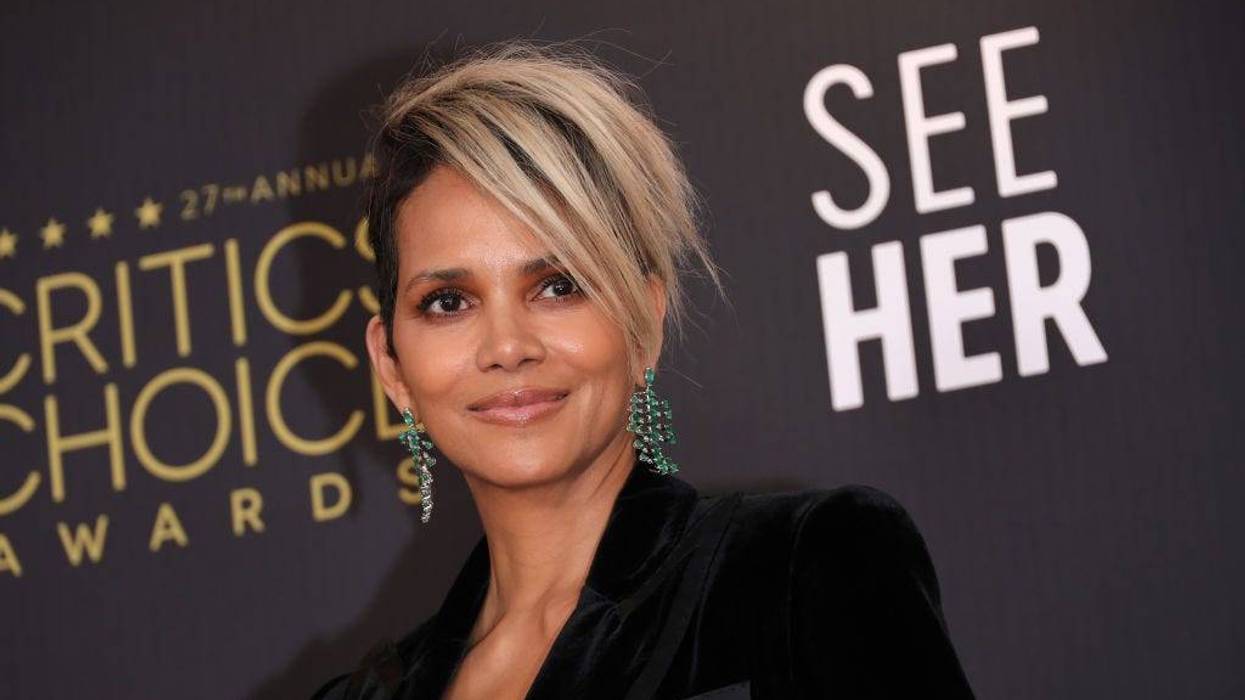 Honoree Halle Berry, recipient of the SeeHer Award, poses in the press room during the 27th Annual Critics Choice Awards at Fairmont Century Plaza on March 13, 2022 in Los Angeles,