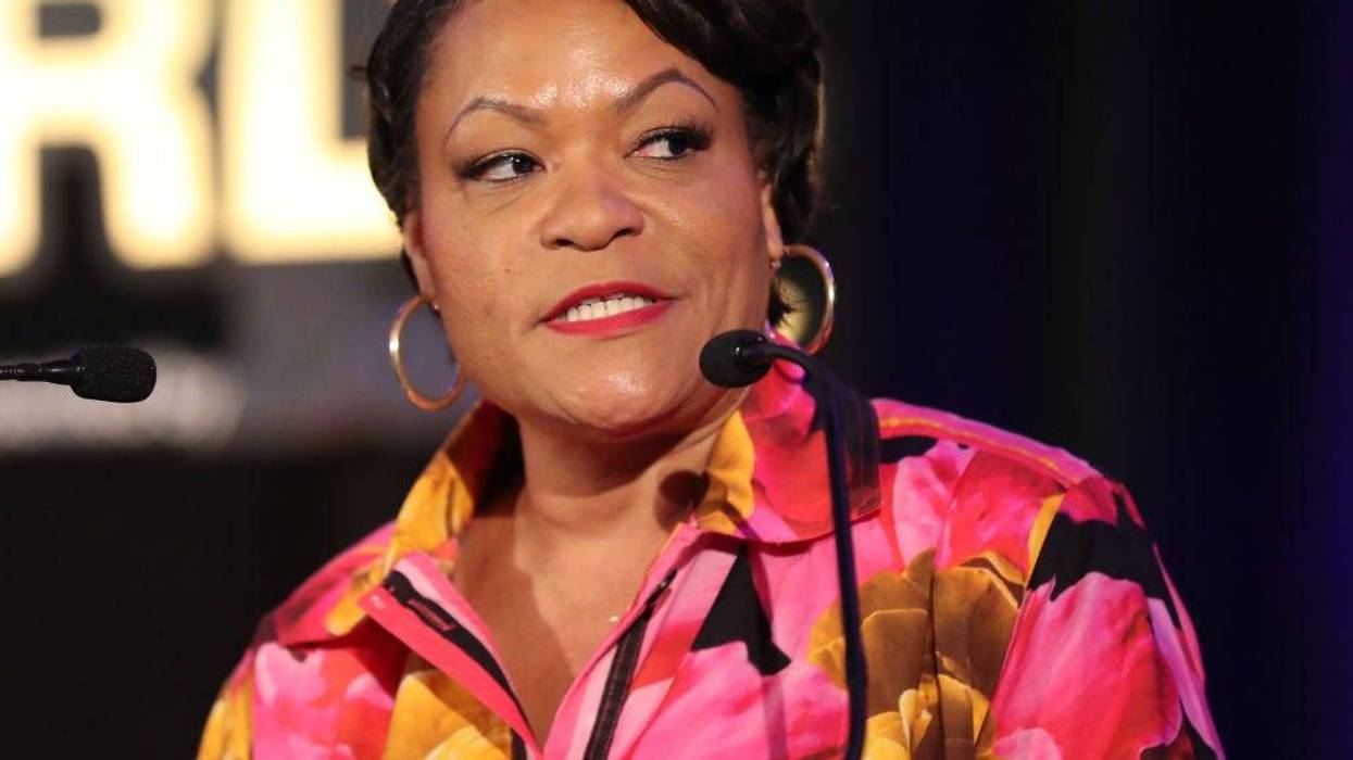 Honoree New Orleans Mayor LaToya Cantrell speaks during the CROWN Awards ceremony in the Grand Ballroom of the Westin Hotel on July 3, 2022 in New Orleans, Louisiana. (Photo by Peter Forest/Getty Images)