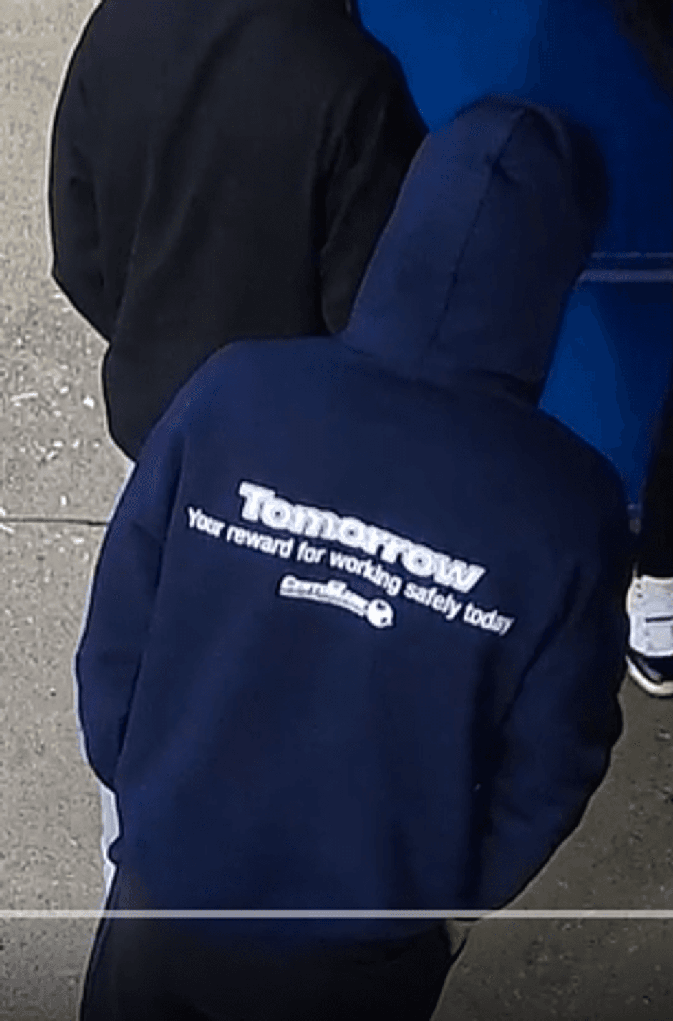 Hoodie with text